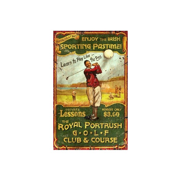 Royal Portrush Metal Poster
