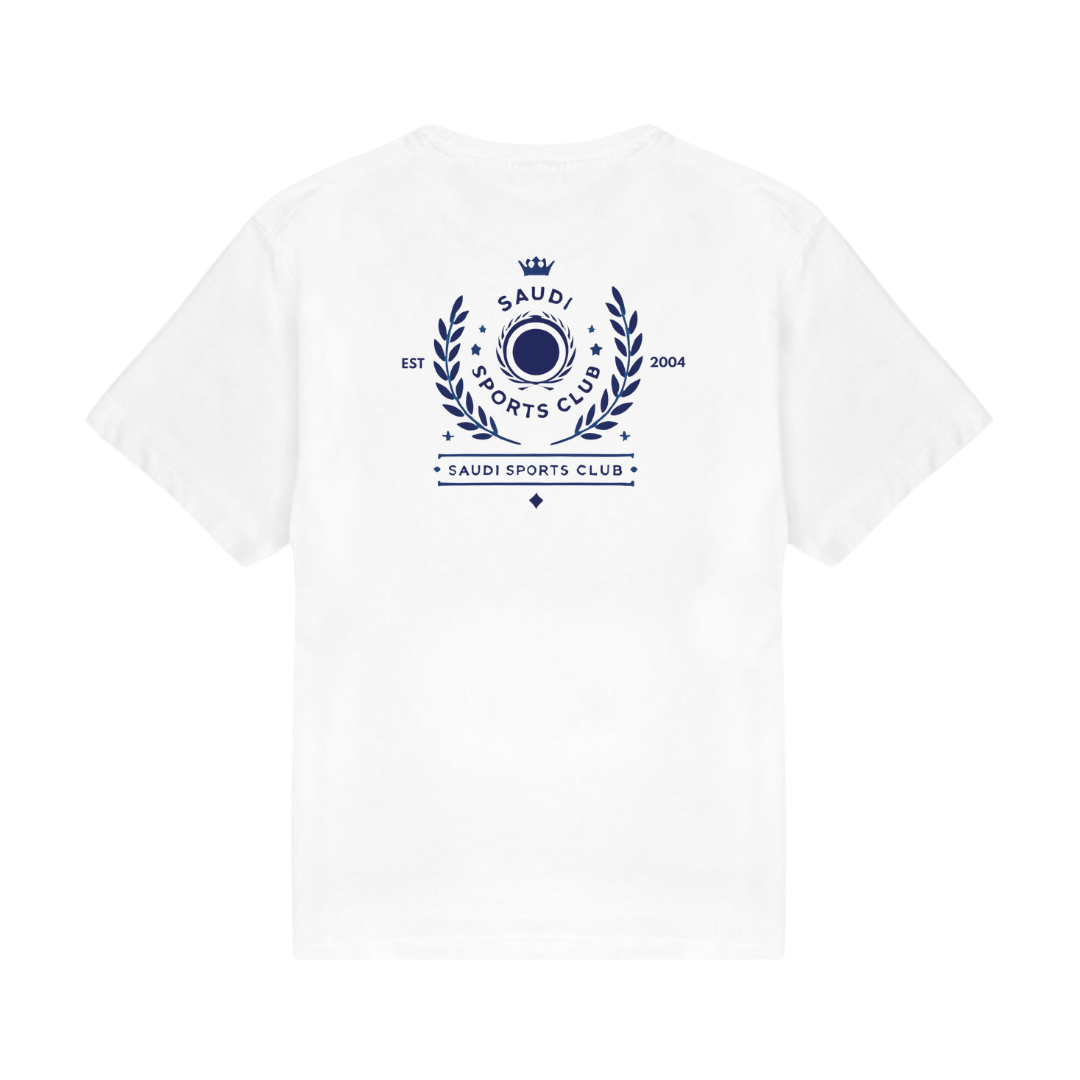 white tee